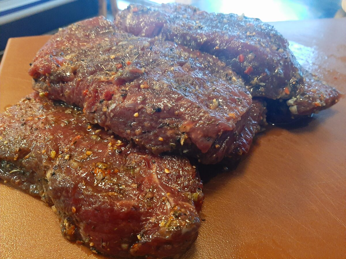 Liellopa muguras steiks, (2 porcijas, 530g)